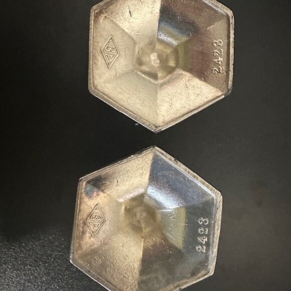 Vintage Pair of Sliver Plated Candleholder - Marked with BP 2423 - Picture 5 of 5